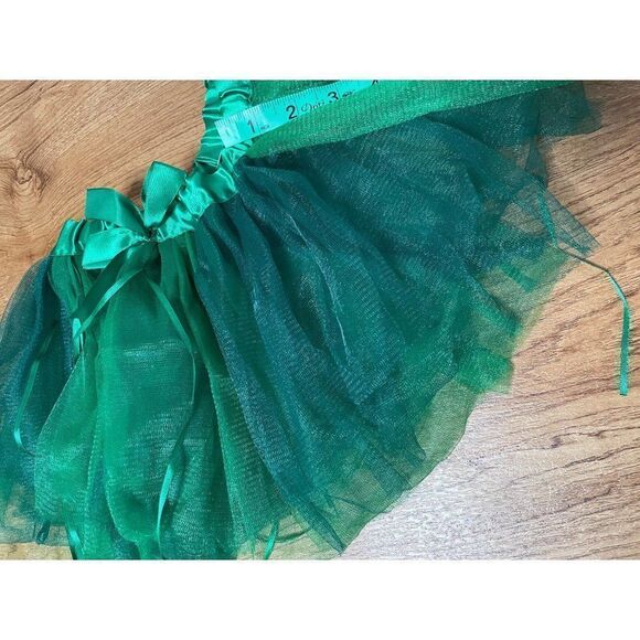 Hot Topic green tulle skirt one size - Picture 4 of 5